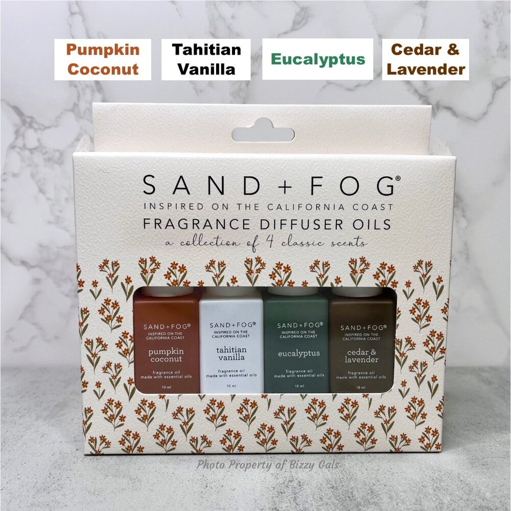 Sand + Fog Fragrance Diffuser Oils Set of 4 - Pumpkin